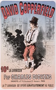 Advertentie voor David Copperfield door Charles Dickens, 1884 door French School