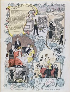 Advertentie voor Le Clos Charbonnier Beaujolais, ca. 1880