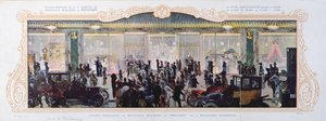Advertentie voor de opening van nieuwe gebouwen bij het Parijse warenhuis Printemps, 1910 door French School