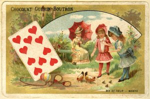 Advertentie chromolithografie van Guérin Boutron chocolade (chromolithografie)