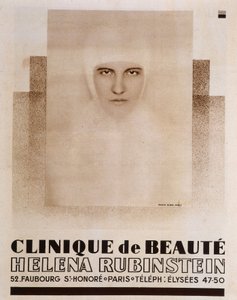 Reclame voor Hélèna Rubinstein Beauty Clinic in Parijs - in Vu door French School