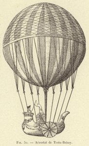 Aerostat de Testu-Brissy (gravure)