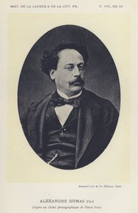Alexandre Dumas fils (litho) door French School