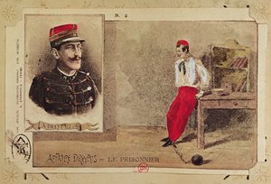 Alfred Dreyfus (1855-1935) als gevangene, 1894-1906 door French School