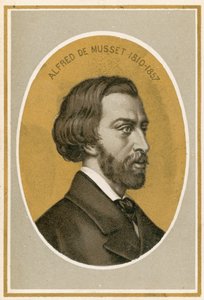 Alfred de Musset door French School