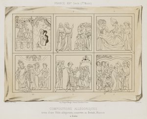 Allegorische composities door French School