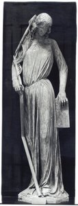 Allegorisch figuur van de Synagoge, van het zuidelijke transeptportaal van de kathedraal door French School