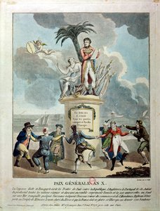 Allegorie van de Vrede van Amiens, 1802