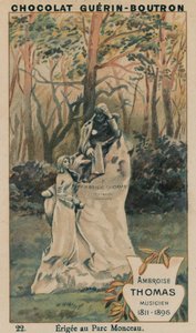 Ambroise Thomas, Musicus, 1811-1896, Opgericht in Parc Monceau door French School