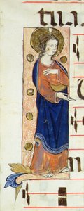 Een apostel, mogelijk St. Johannes, ca. 1320