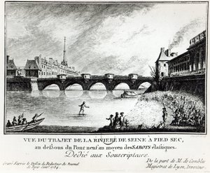 Een poging om de Seine over te steken door French School