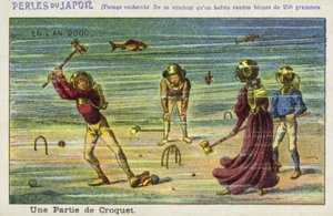 Een onderwater croquetspel in het jaar 2000 door French School