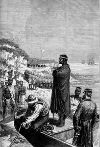 Anglo-Zulu Oorlog in Zuid-Afrika door French School