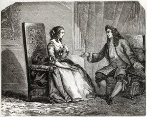Anne Ninon van de Enclos (of Ninon de Lenclos of Ninon de Lanclos) door French School