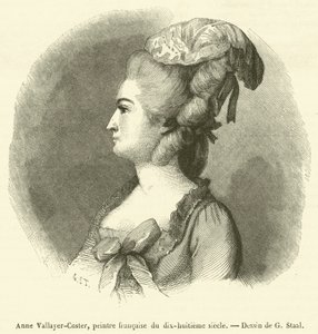 Anne Vallayer-Coster, Franse schilder uit de achttiende eeuw (gravure)