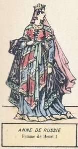 Anna van Rusland, vrouw van Hendrik I door French School