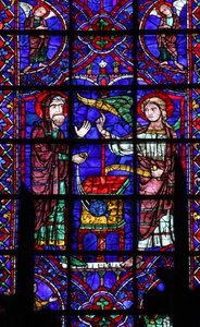 Aankondiging aan Zacharias (vader van Johannes de Doper) door French School
