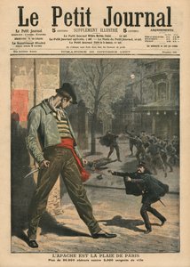 Apache is een overlast voor Parijs, illustratie uit 
