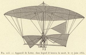 Apparaat van Letur, waarin hij stierf op 27 juni 1854