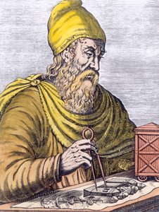 Archimedes (287-212 v.Chr.) door French School