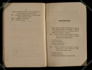 Architectuur Hoofdstuk, uit de Salon des Refusés, 1863 door French School