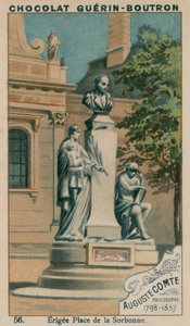 Auguste Comte, Filosoof, 1798-1857, Opgericht op Place de la Sorbonne