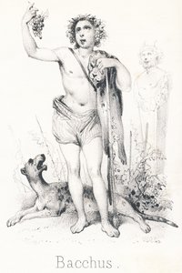 B Bacchus: Zoon van Jupiter en Semele door French School