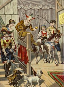 Achter de schermen in een circus door French School