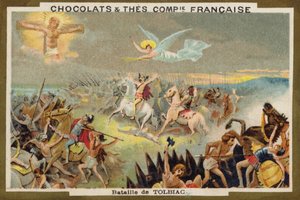 Slag bij Tolbiac door French School