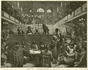Schone kunsten, in de Graffard-zaal, schilderij van M Jean Beraud door French School