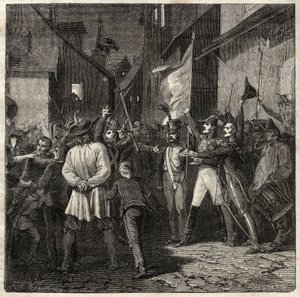 Samenzwering van Berton 1822 - Generaal Jean Baptiste Breton (Jean-Baptiste) genaamd Berton (1769-1822) vestigde een voorlopige regering in Thouars in 1822 door French School
