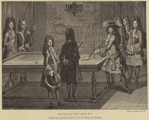 Biljarttafel van koning Lodewijk XIV van Frankrijk door French School