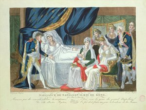 Geboorte van Napoleon II, Koning van Rome, 20 maart 1811 door French School
