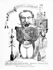 Bismarck, tandarts van Zijne Majesteit Badinguet III, 1871
