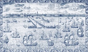 Bombardement van Duinkerken op 11 augustus 1695 door French School