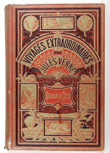 Boekomslag van Keraban de Onbuigzame door Jules Verne (1828-1905), edities Hetzel, 1883 door French School