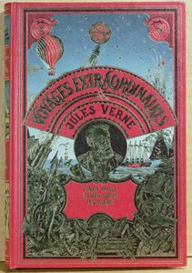 Boekomslag voor 20.000 mijlen onder zee door Jules Verne (1828-1905) 1870 door French School