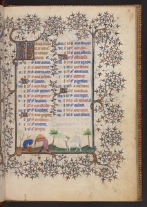 Getijdenboek, Add MS 32454 f.3r, Frankrijk