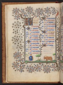 Getijdenboek, Add MS 32454 f.3v, Frankrijk