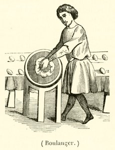 Boulanger (gravure) door French School