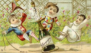 Boum!!! Champagne!, ca. 1895 door French School