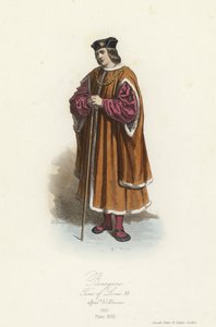 Bourgeois kostuum, bewind van Lodewijk XII van Frankrijk door French School