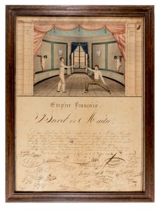 Brevet de Maître door French School