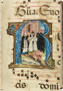 Begrafenisscène, Graduale, f.86