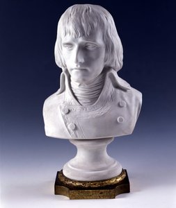 Buste van Bonaparte Eerste Consul van de Franse Republiek. 1801. Keizerlijke Fabriek van Sèvres. De Soldaten van Weleer Collectie. Parijs 1802