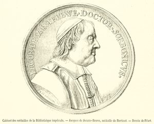 Kabinet van medailles van de keizerlijke bibliotheek, Jacques de Sainte-Beuve, medaille van Bertinet
