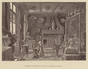 Kabinet van curiositeiten van Baron Davillier door French School