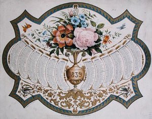 Kalender voor 1839, gegraveerd door Godefroy Engelmann ca. 1838 (kleur litho) door French School