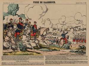 Inname van Saarbrücken door de Fransen, Frans-Pruisische Oorlog, 2 augustus 1870 door French School