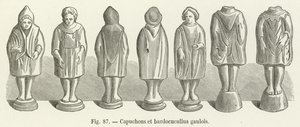 Gallische capuchons en bardocucullus door French School